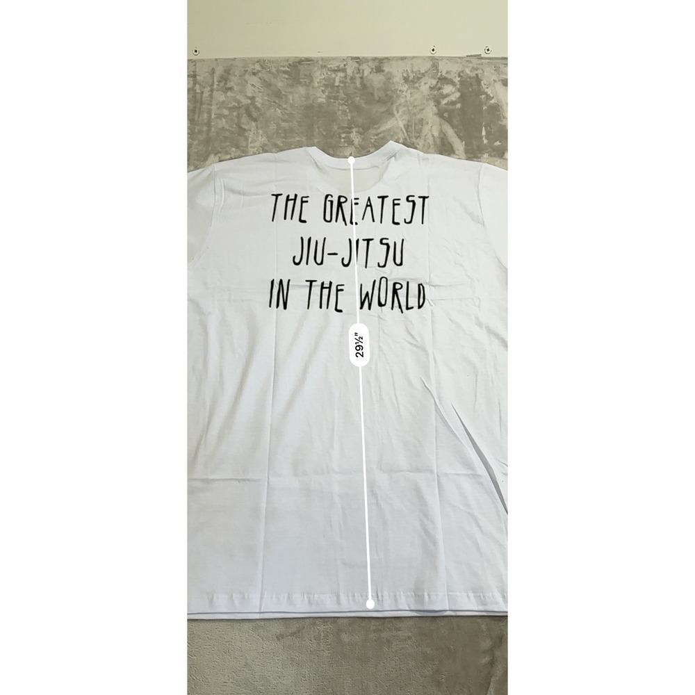 Carlson Gracie Jiu Jitsu T-Shirt Mens Size XL White Short Sleeve Crew Neck New - Picture 5 of 5